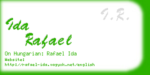 ida rafael business card
